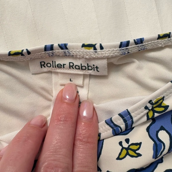Roller Rabbit Blue monkey Patterned Bikini Large - Picture 4 of 4